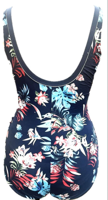 Genevieve Cross Over Sheath Swimsuit Botanica